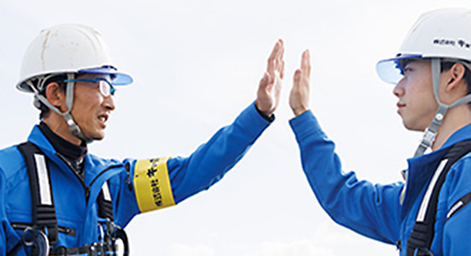 先輩社員によるサポート